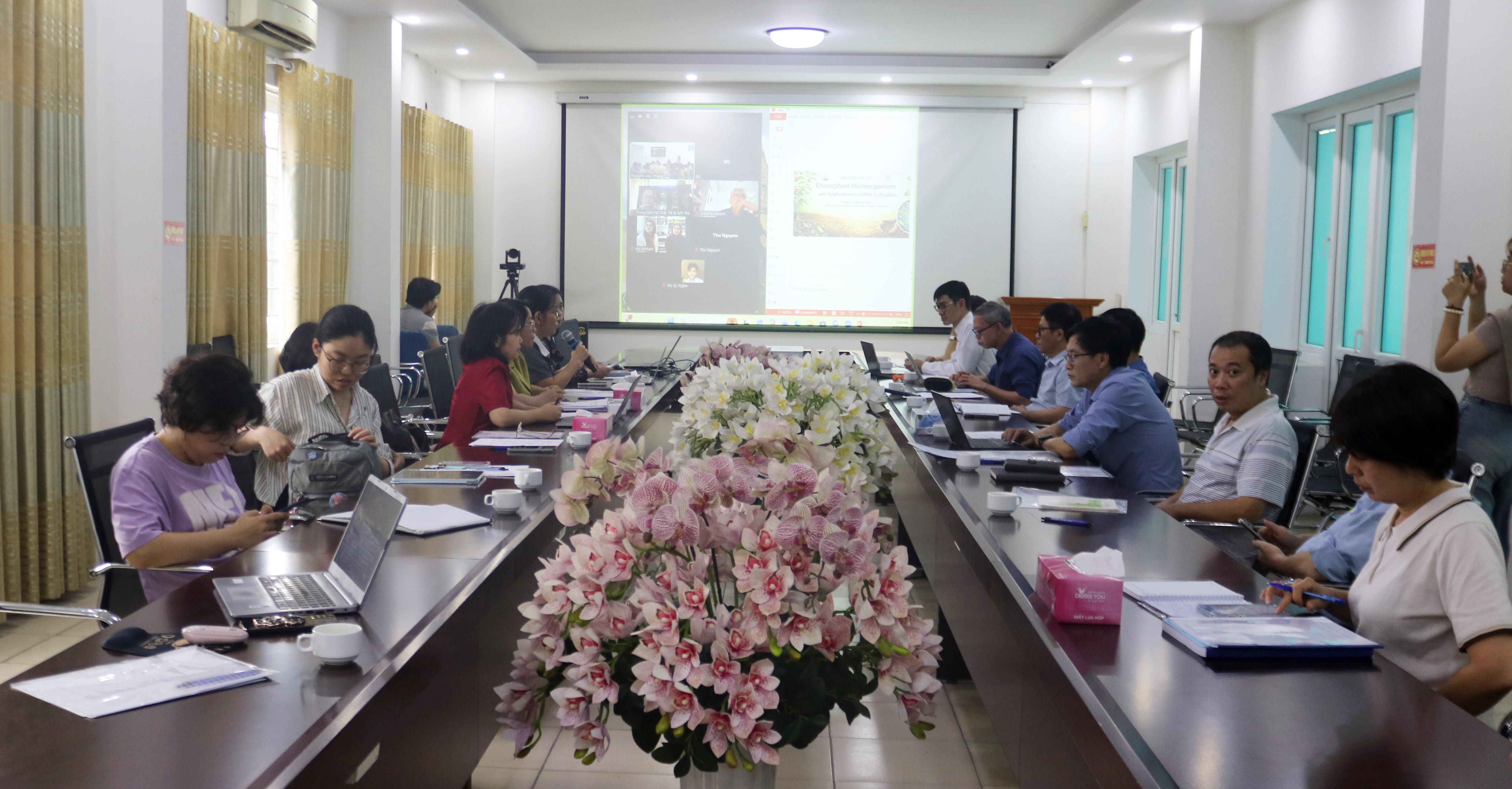 TĂNG CƯỜNG HỢP TÁC QUỐC TẾ TRONG NGHIÊN CỨU VI SINH VẬT VÙNG RỄ PHỤC VỤ CANH TÁC CÀ PHÊ BỀN VỮNG