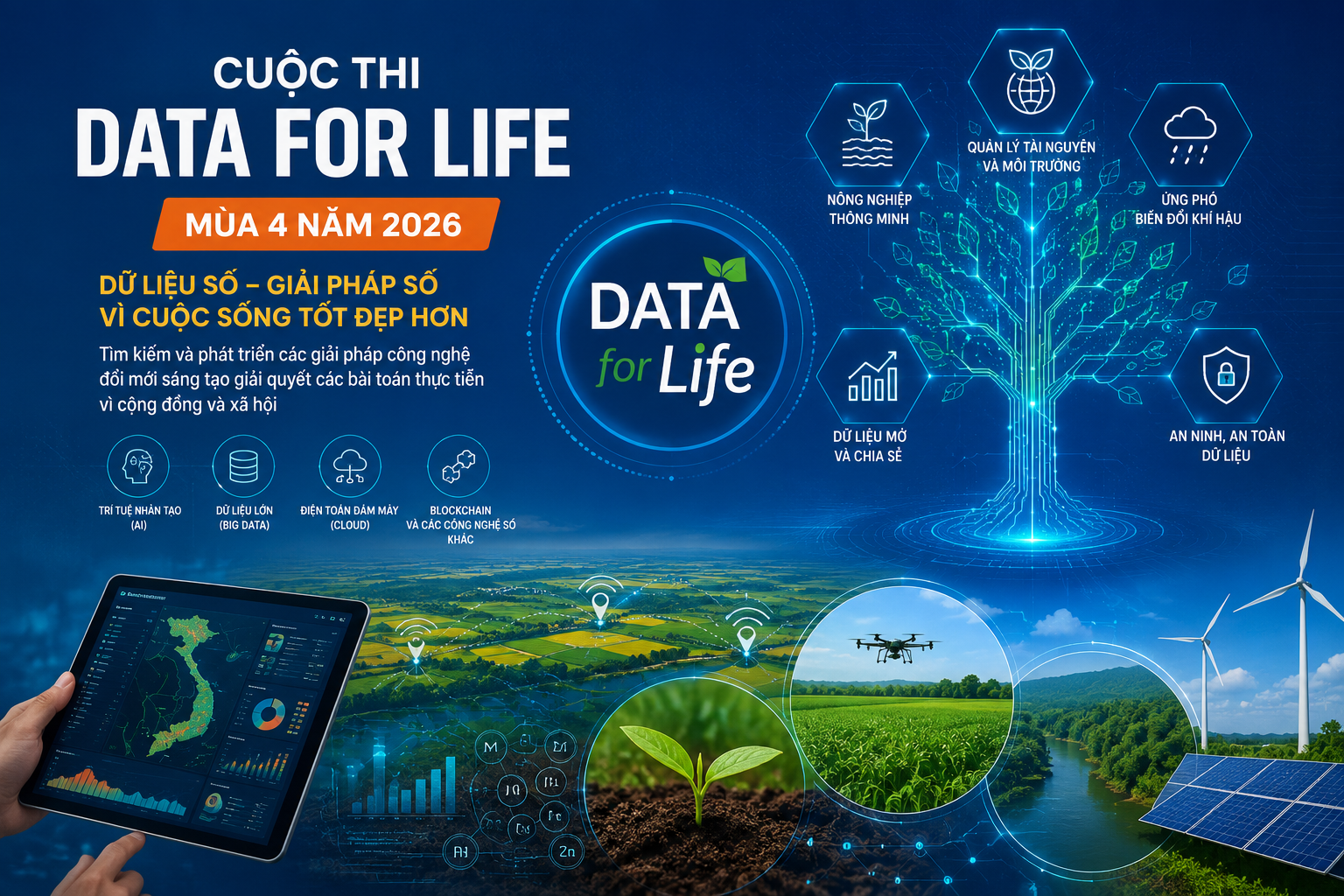 Cuộc thi Data for Life mùa 4 năm 2026 – Thúc đẩy đổi mới sáng tạo từ dữ liệu và công nghệ