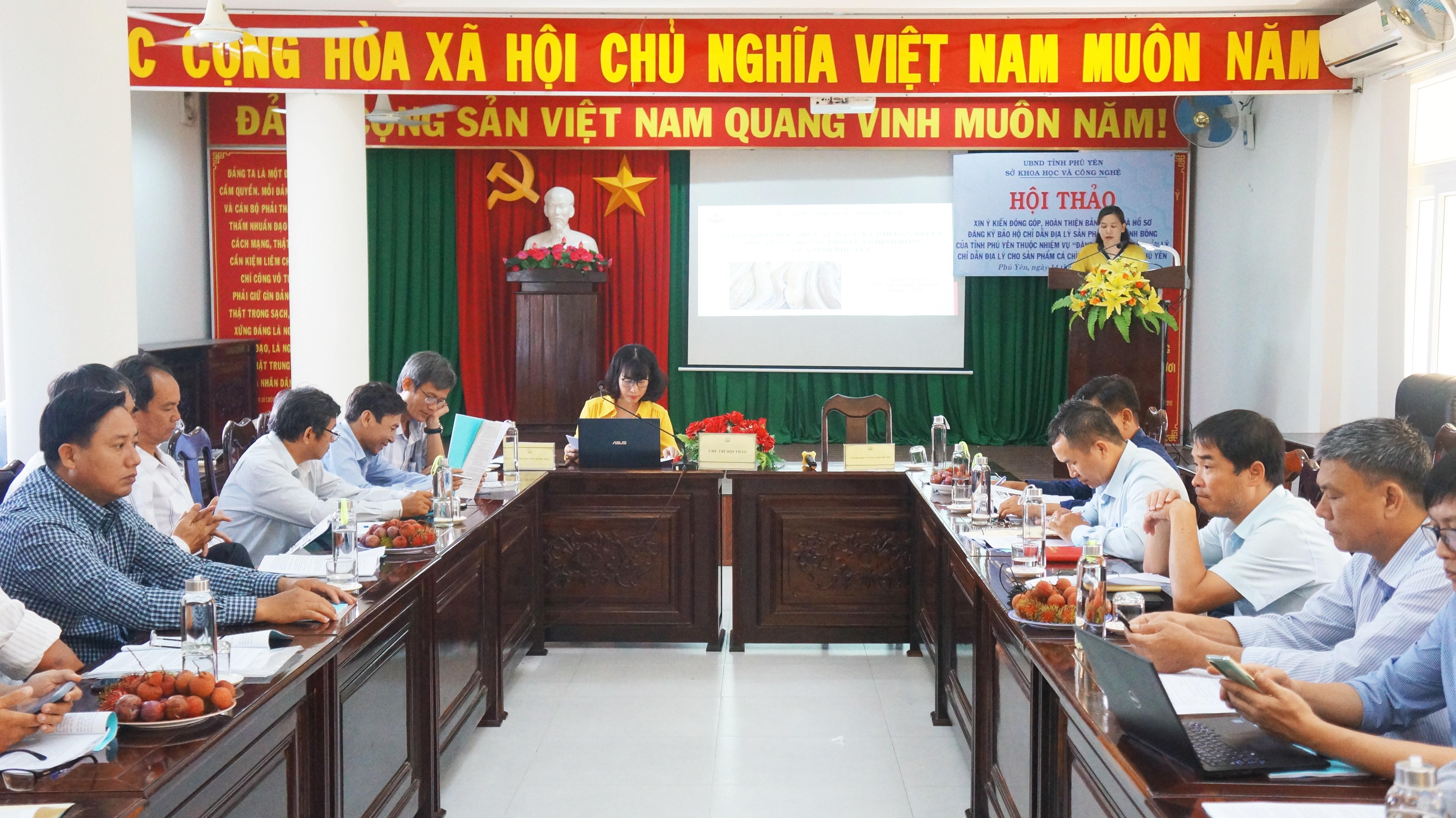 Hội thảo đăng ký bảo hộ chỉ dẫn địa lý cá chình bông Phú Yên