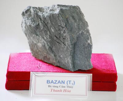 Đá Bazan (T1), hệ tầng Cẩm Thủy, Thanh Hóa