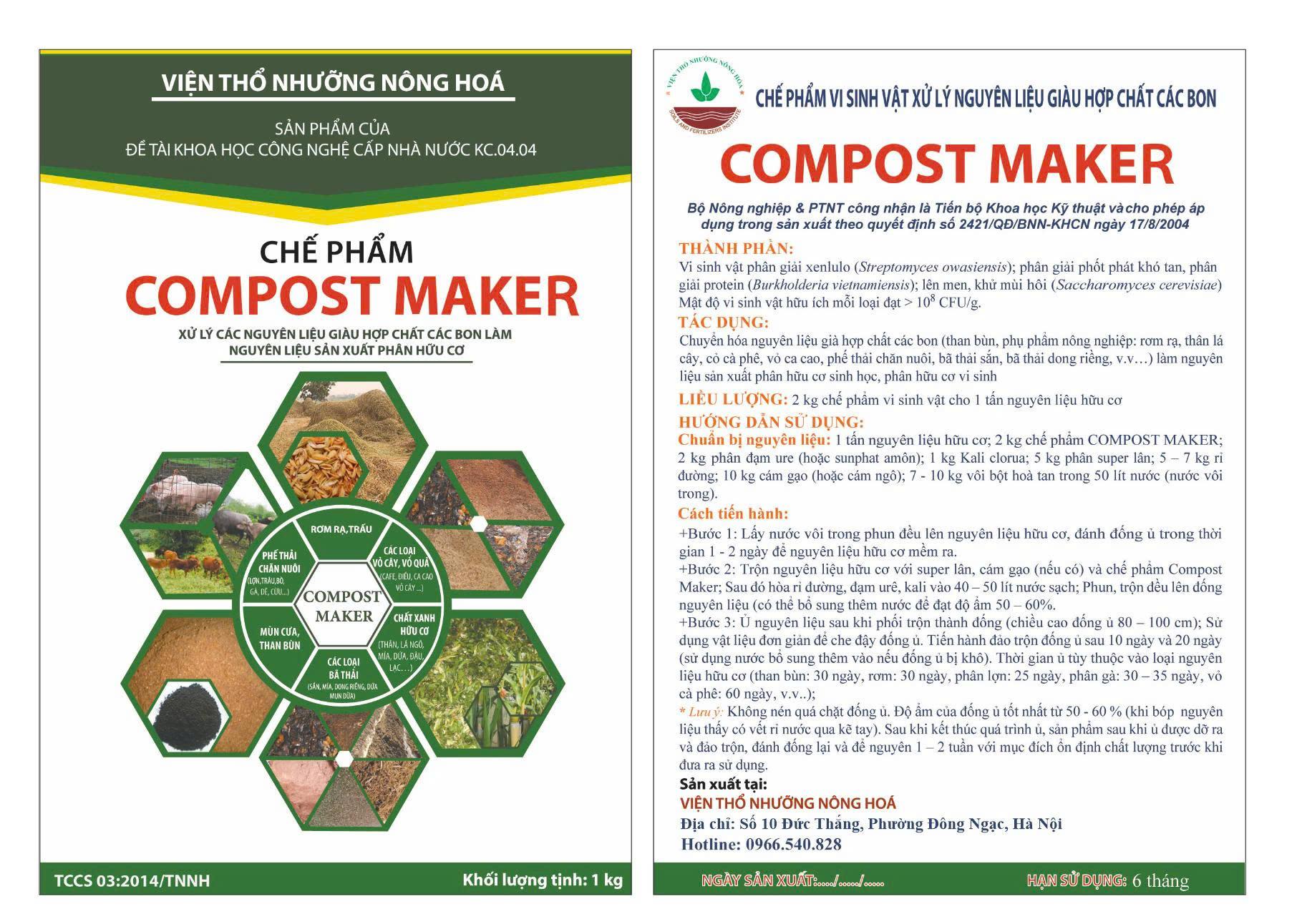Chế phẩm vi sinh vật Compost Maker